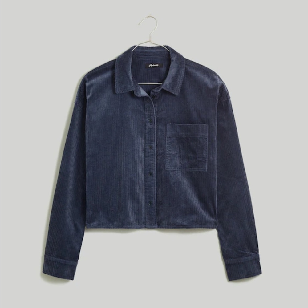 Madewell Variegated Corduroy Button-Up Women’s Small